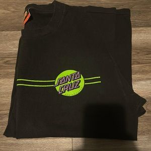 Rare Santa Cruz skateboards X marvel screaming hand hulk shirt